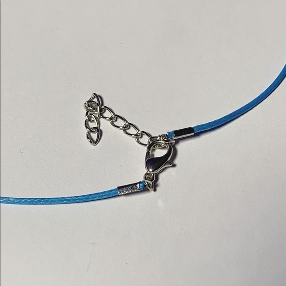 Blue necklace and bracelet set - Picture 3 of 3